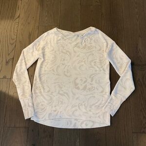 Athleta V-Neck Knit Pullover